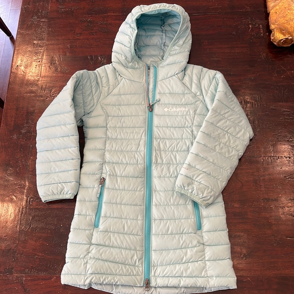 Like new Columbia long puffer coat - size 6/6x